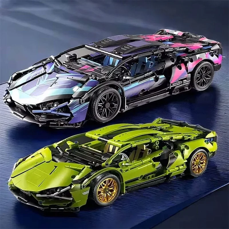 1:14 técnico 1280 pçs carro de corrida esporte 42115 modelo blocos de construção velocidade mecânica veículo supercar tijolo brinquedos criança adulto