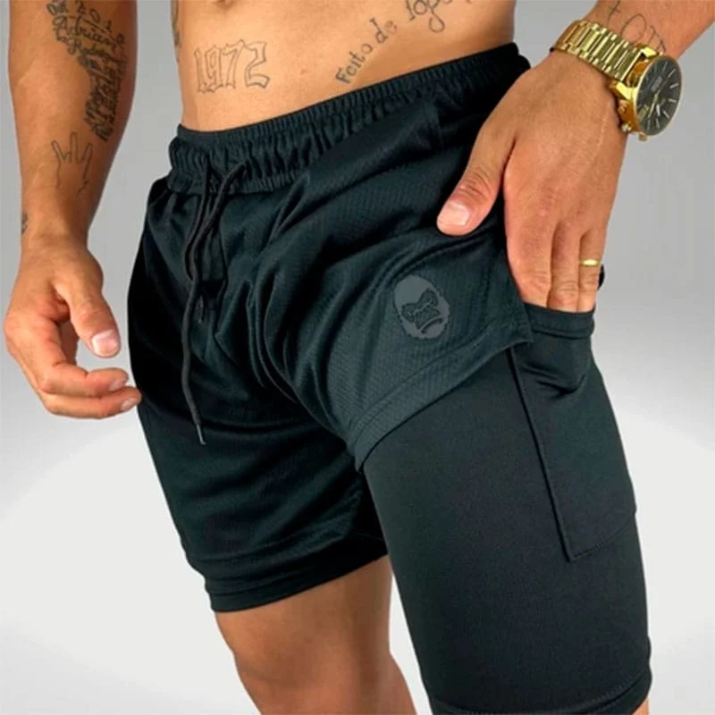 Shorts Masculino Kong para Treinos de Academia e Corrida